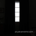 Cortinas de porta de pátio cinza escuro 100% blackout